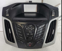Radio Audio CD Player Control Panel with Air Vents & Trim OEM FORD FOCUS 13 2014