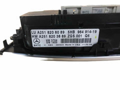 Heater A/C Control Grade A MERCEDES ML SERIES 2006-2008 (for 2006)