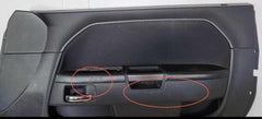 Door Trim Panel w/ Handle Right Passenger Front Black DODGE CHALLENGER 12 13 14