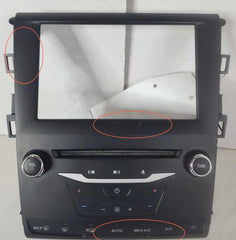 Radio Audio & Climate Control Panel w Bezel OEM DS7T-18E245-MR FORD FUSION 13 14