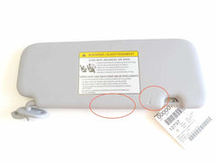 Sun Visor with Mirror Left Driver Gray OEM HYUNDAI ELANTRA Sedan 17 18 19 20