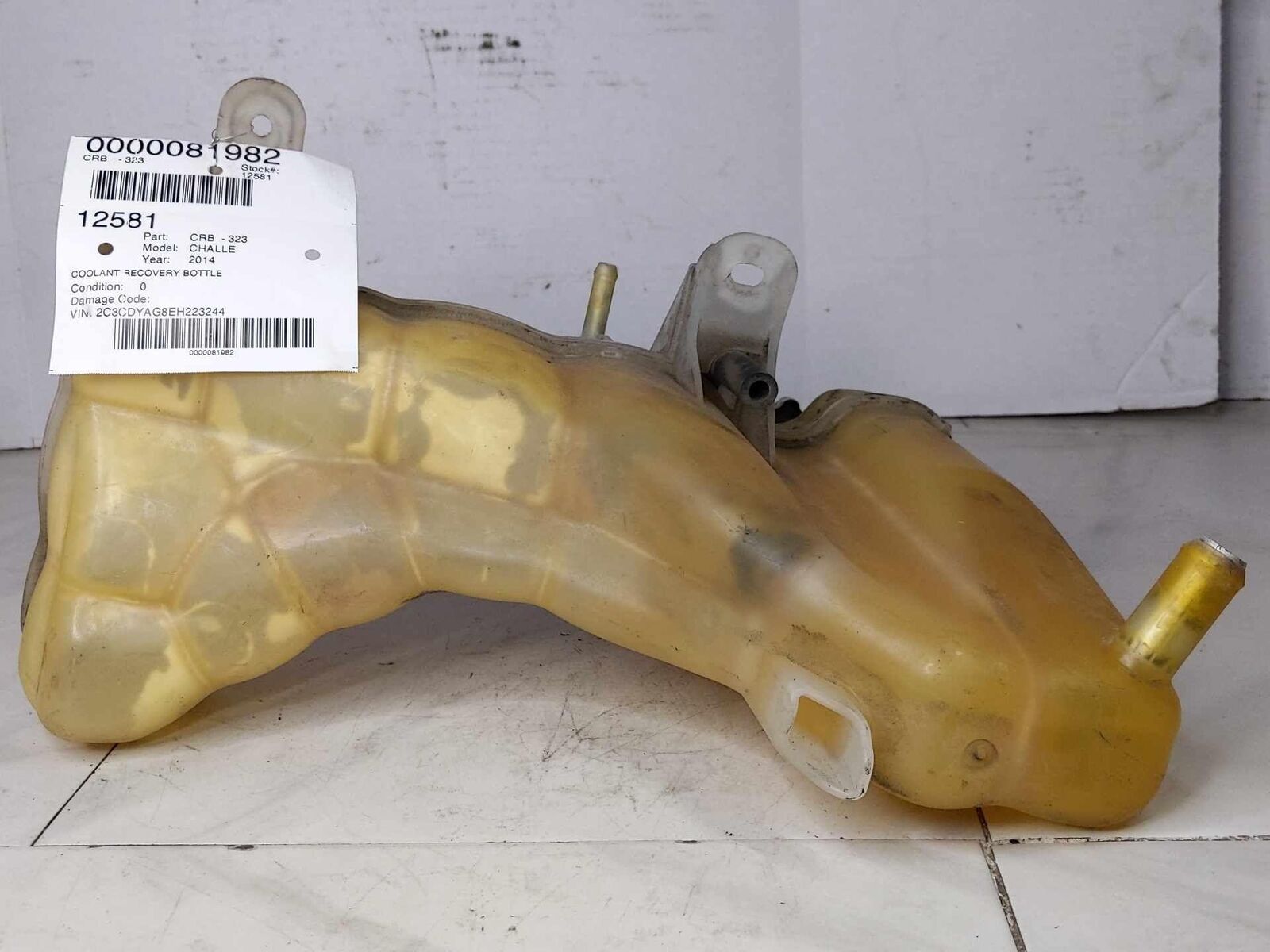 Coolant Recovery Bottle OEM DODGE CHALLENGER 11 12 13 14 15 16 17 18 19 20 21 22