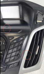 Radio Audio CD Player Control Panel with Air Vents & Trim OEM FORD FOCUS 13 2014
