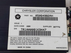 Audio Amplifier Amp Module OEM 05064982AH CHRYSLER 300 11 12 13 14
