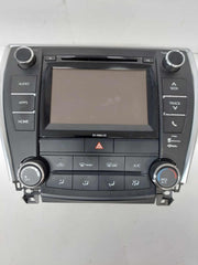 Radio Receiver Audio AM FM CD Player w Climate Control OEM TOYOTA CAMRY 16 17