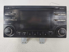 Radio Receiver Audio System AM FM CD Player Used OEM ROGUE EXCEPT SPORT 2015