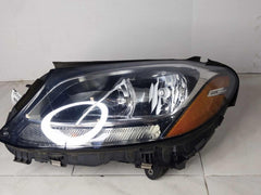 Headlamp Headlight LH Left Driver Halogen OEM MERCEDES C-CLASS Sedan 15 16 17 18