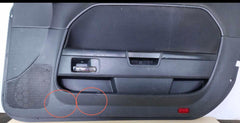Door Trim Panel w/ Handle Right Passenger Front Black DODGE CHALLENGER 12 13 14