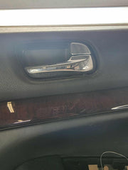 Door Interior Trim Panel Right Passenger Rear Black OEM INFINITI G37 12 2013