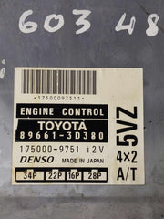 Engine Computer Electronic Control Module ECU OEM 896613D380 TOYOTA 4RUNNER 98