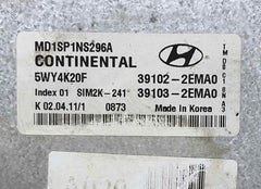 Engine Computer Brain Electronic Control Module ECM ECU HYUNDAI ELANTRA 11 12 13