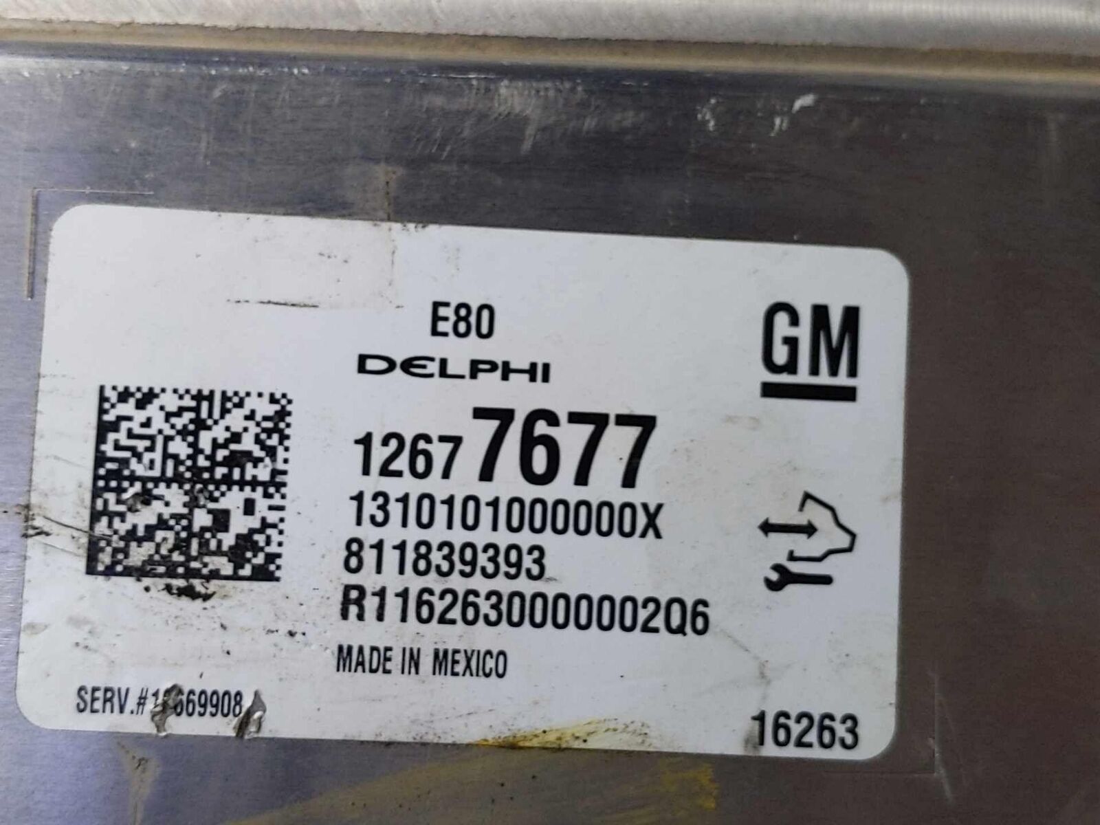 Engine Computer Electronic Control Module ECU OEM 12677677 CHEVY CRUZE 17 18 19 Engine Computer Electronic Control Module ECU OEM 12677677 CHEVY CRUZE 17 18 19