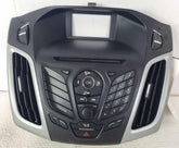 Radio Audio AM FM CD Player Control Panel with Air Vents OEM FORD FOCUS 2012 13
