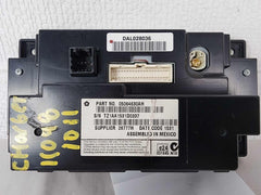 Radio Information Climate Display Screen 4.3" OEM 05064630AH DODGE CHARGER 2011
