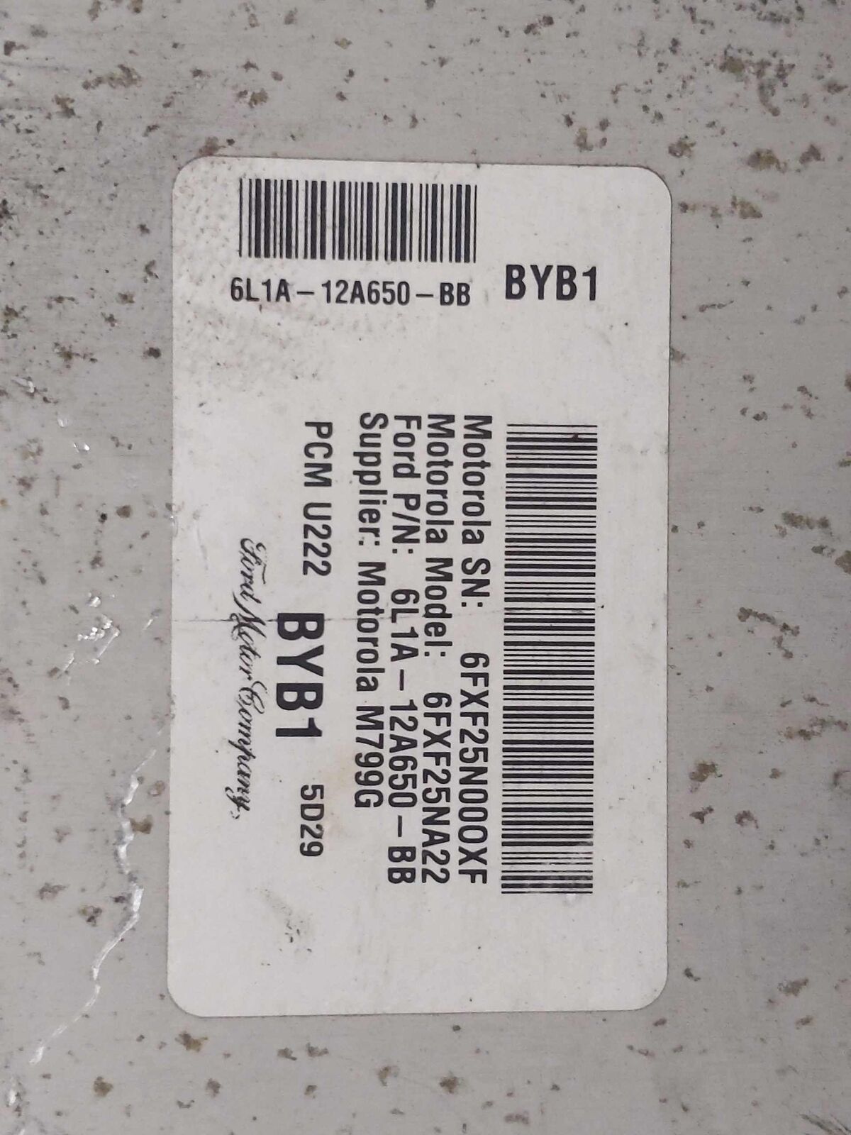 Engine Computer Electronic Control Module OEM 6L1A-12A650-BB FORD EXPEDITION 06