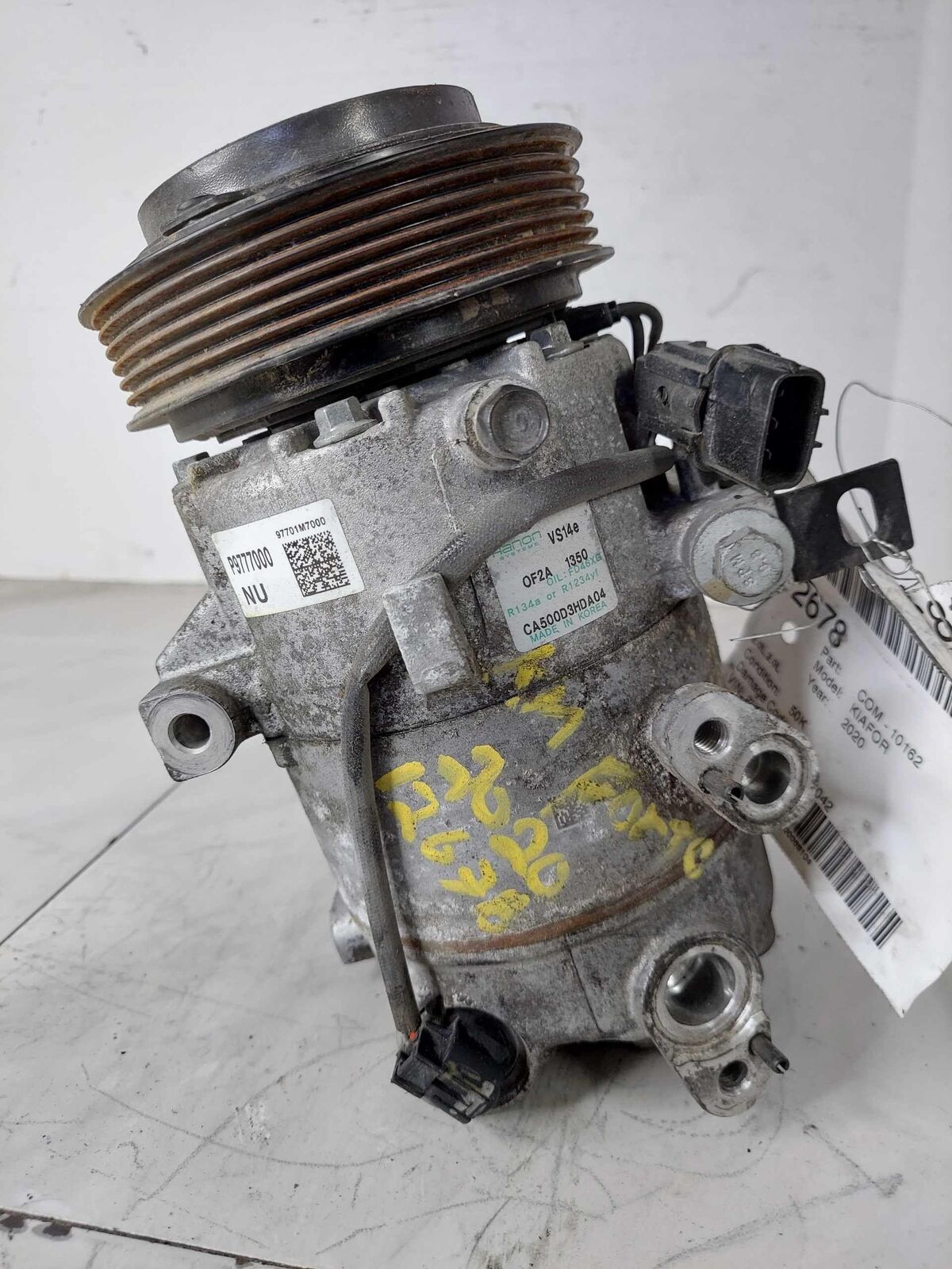 Air Conditioning A/C AC Compressor OEM CA500D3HDA04 KIA FORTE 2.0L 2020