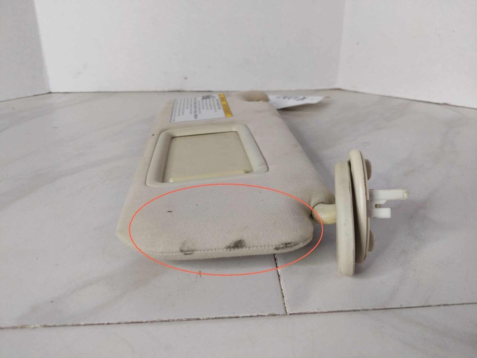 Sun Visor with Mirror Right Passenger Beige OEM LEXUS ES350 16 17 18