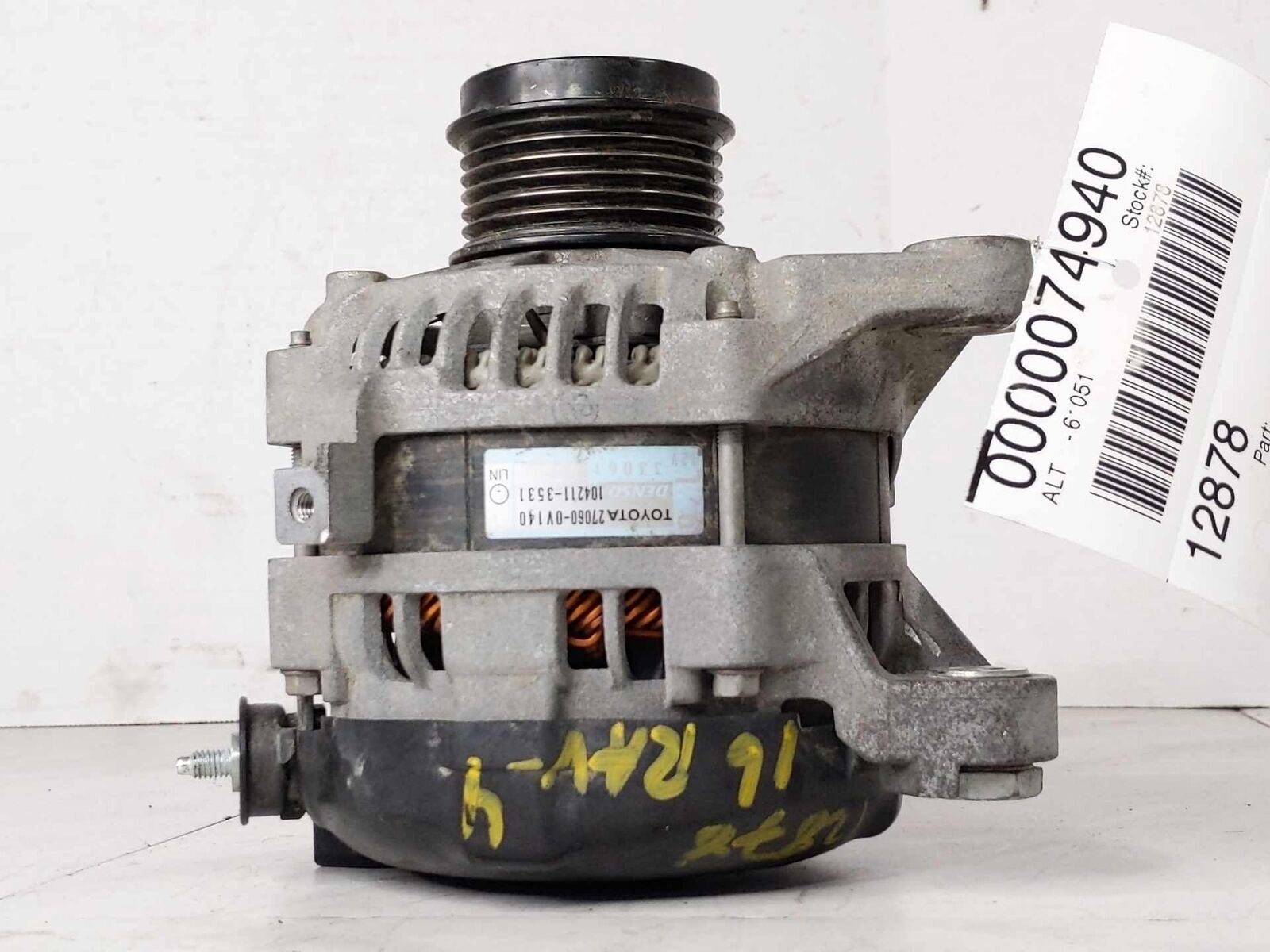 Alternator Generator Charging OEM 270600V140 TOYOTA RAV4 2.5L 13 14 15 16 17 18