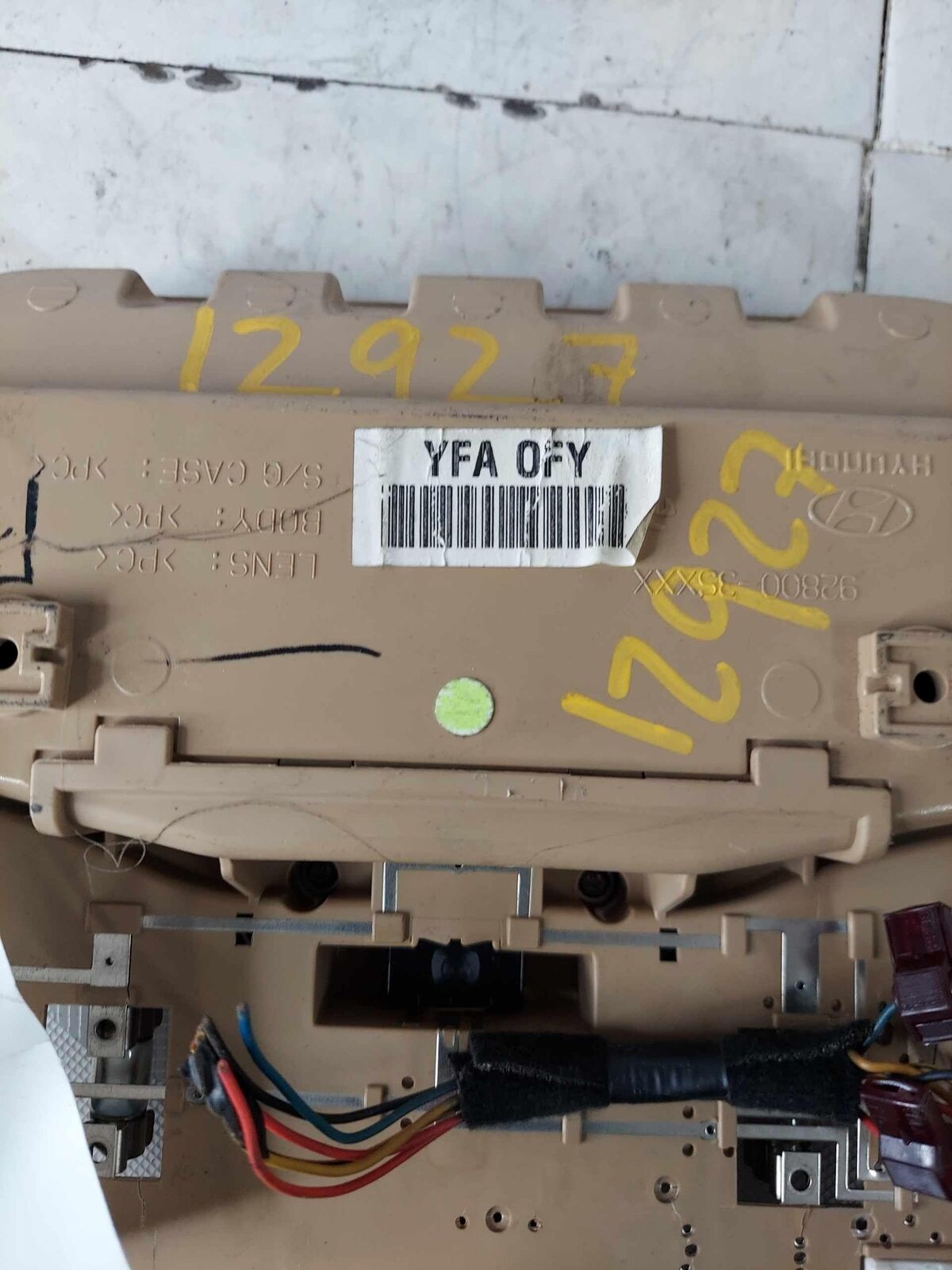 Console Front Roof OEM HYUNDAI SONATA 11 12 13 14 15