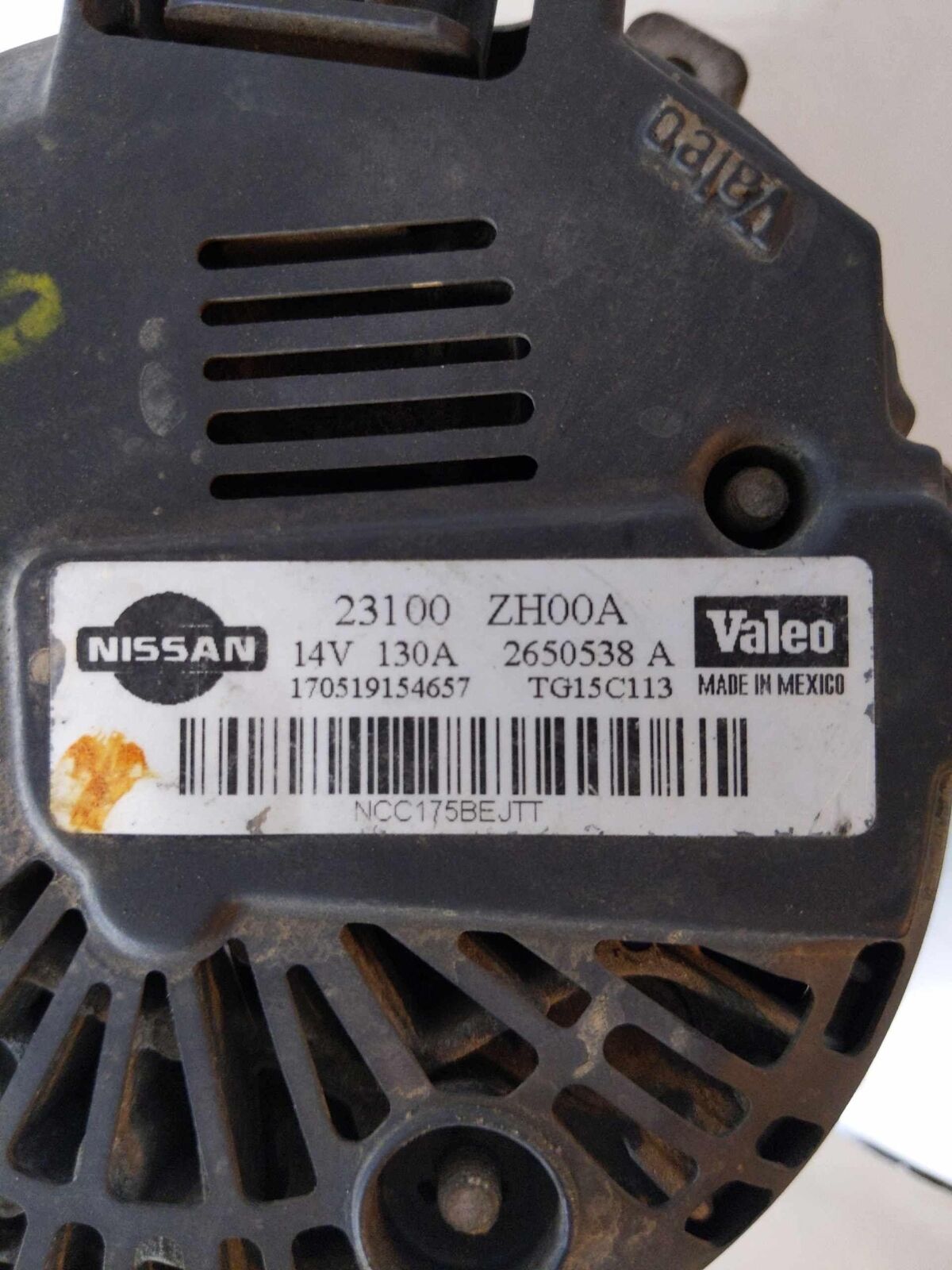 Alternator Generator Charging OEM 23100ZH00A NISSAN ARMADA 5.6L 07 08 09 10 11