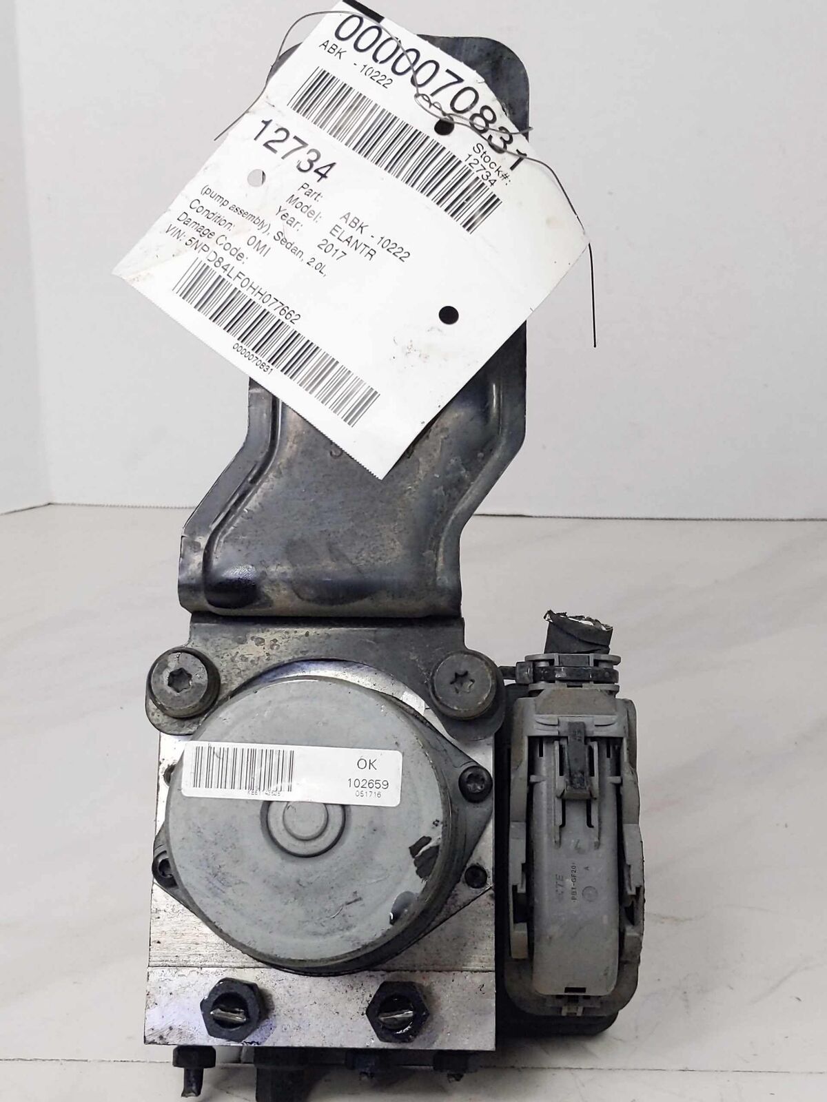 ABS Anti Lock Brake Pump Module OEM58900F2500 HYUNDAI ELANTRA Sedan2.0L 17 18 19