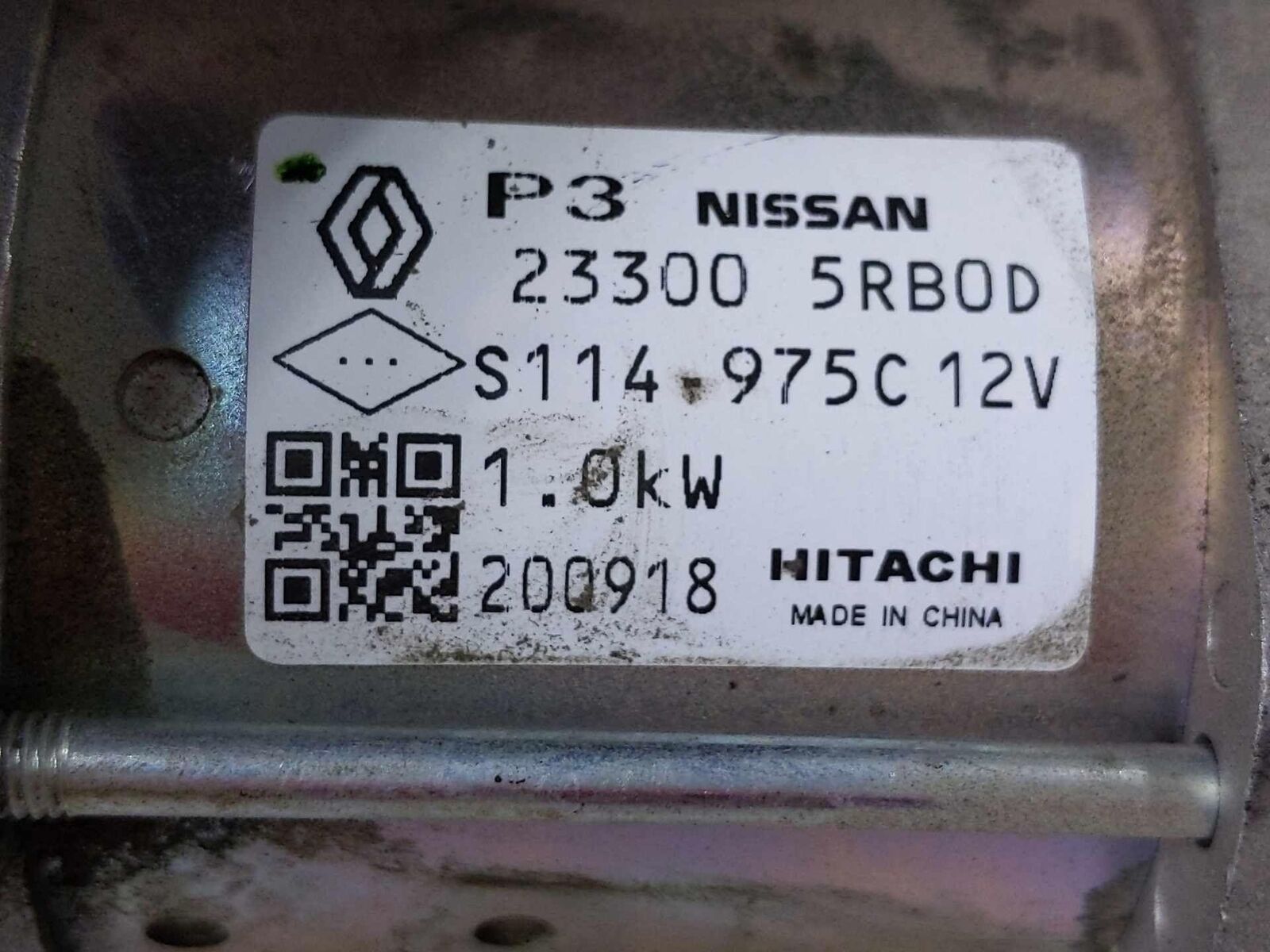 Starter Motor OEM 233005RB0D NISSAN VERSA Sedan 1.6L 20 21 22