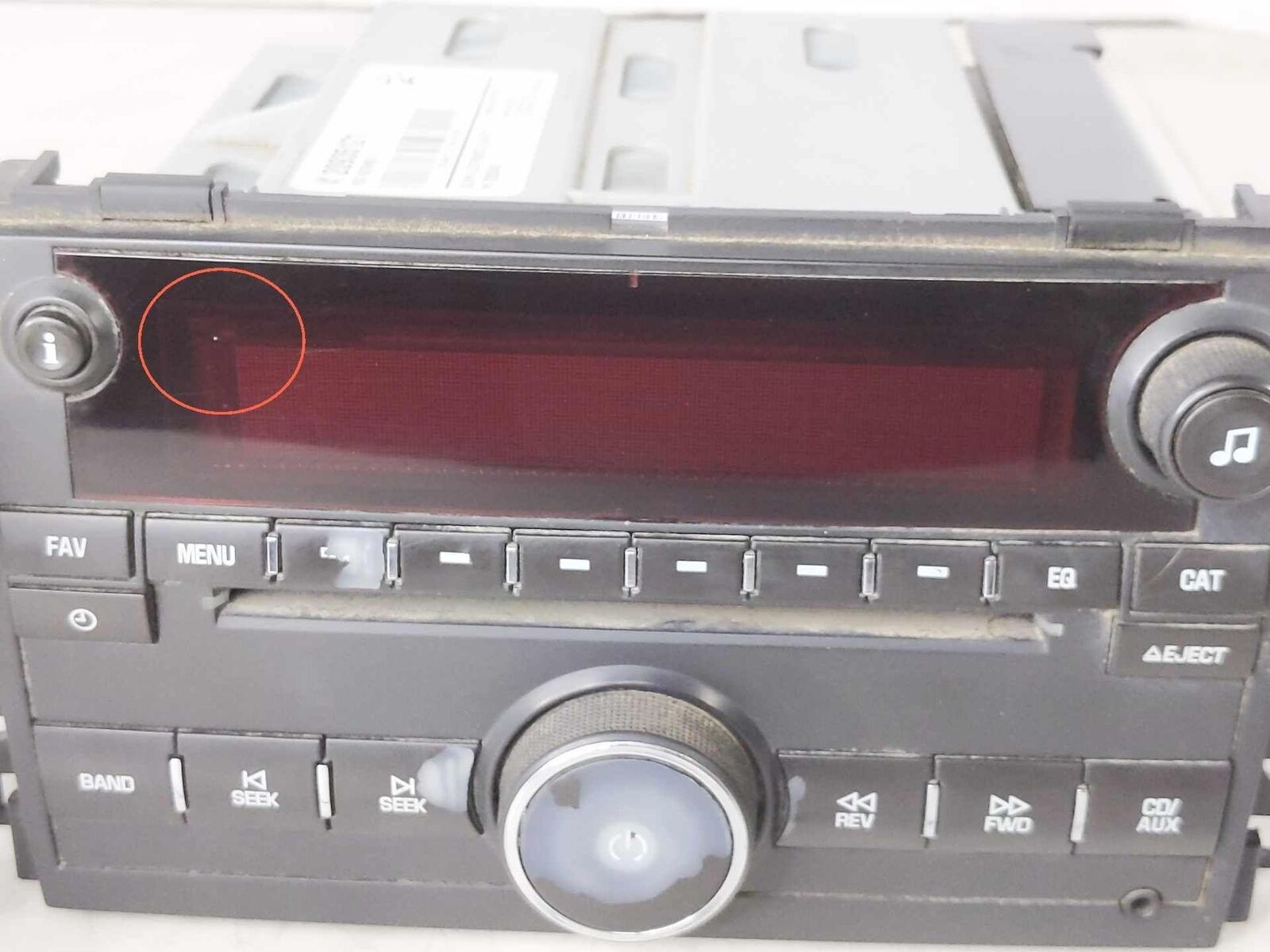 Radio Receiver Audio System AM FM CD Player OEM 20935121 GMC ACADIA 11 12