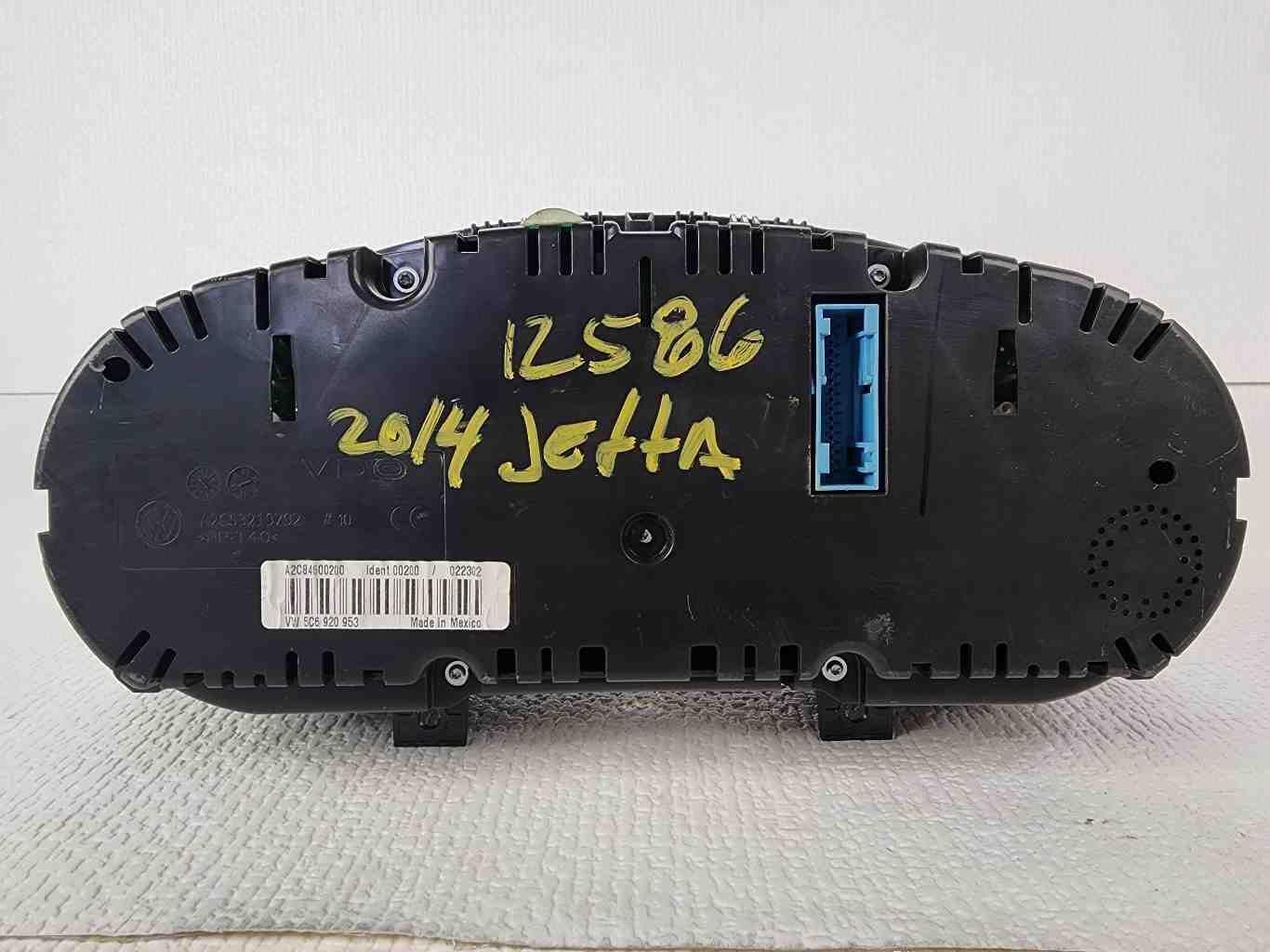 Speedometer Instrument Cluster Gauge Used OEM JETTA EXCEPT GLI 2014