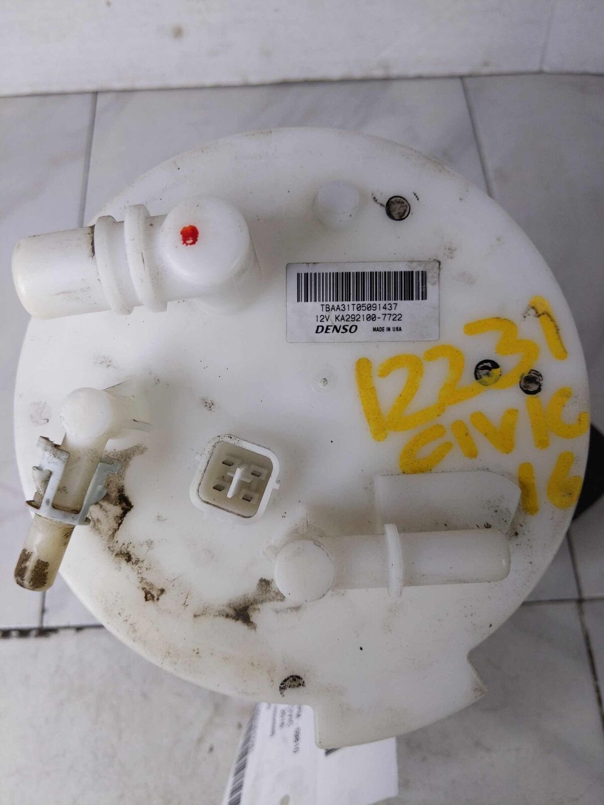 Fuel Pump Assembly Used OEM HONDA CIVIC 1.5L 16 17 18 19 20 21