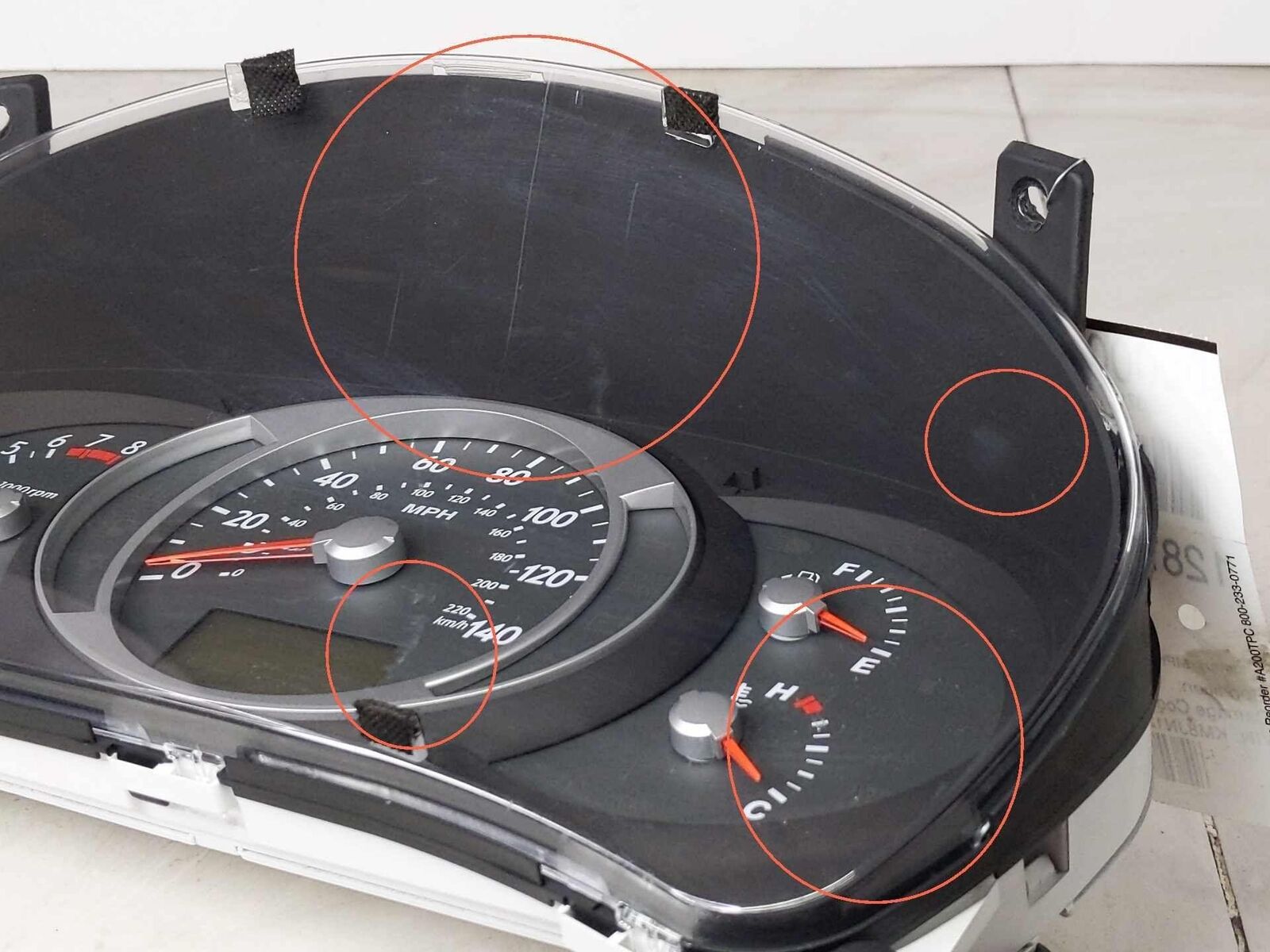 Speedometer Instrument Cluster Gauge OEM HYUNDAI TUCSON 2.7L 05 06