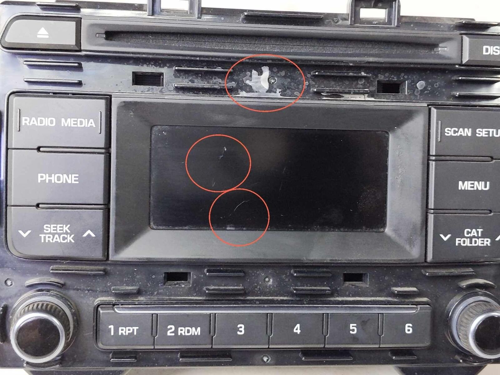 Radio Receiver Audio System AM FM CD Player OEM 96170C2000 HYUNDAI SONATA 2015