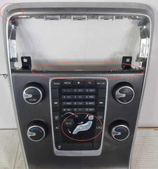 Radio w Climate Temp Control Panel w Bezel OEM 30781499 VOLVO S60 14 15 16 17 18