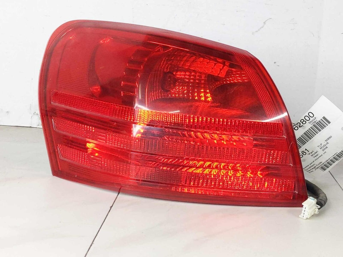 Tail Light Lamp Quarter Panel Mounted LH Left Driver OEM ROGUE EXCEPT SPORT 2008