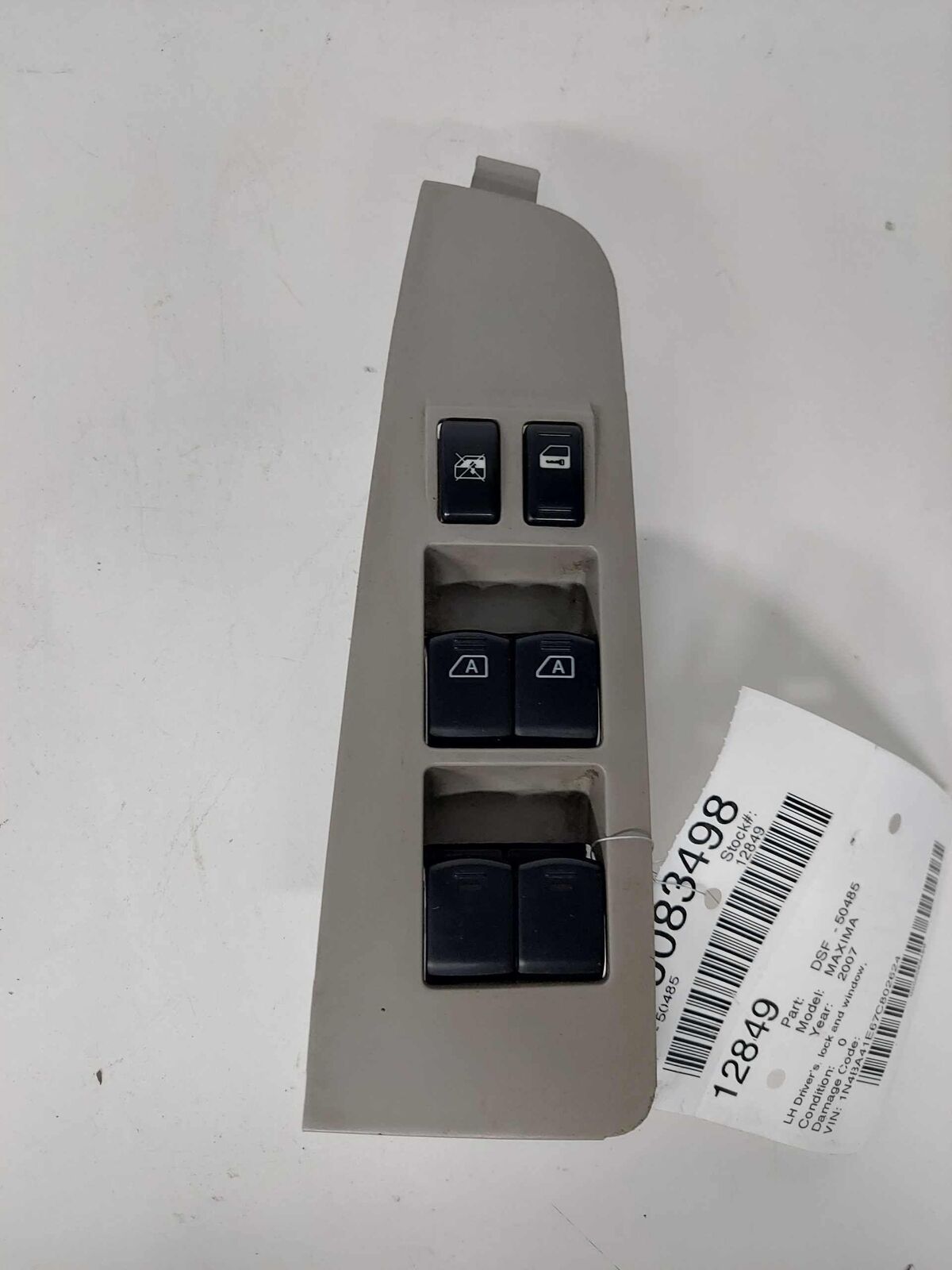 Master Power Window Switch Left Driver Door OEM NISSAN MAXIMA 04 05 06 07 08