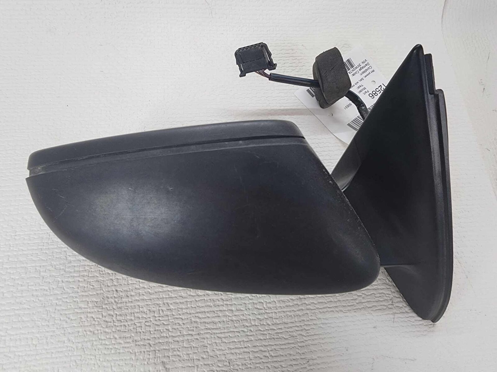 Door Mirror Right Passenger Side View Black OEM JETTA EXCEPT GLI 11 12 13 2014