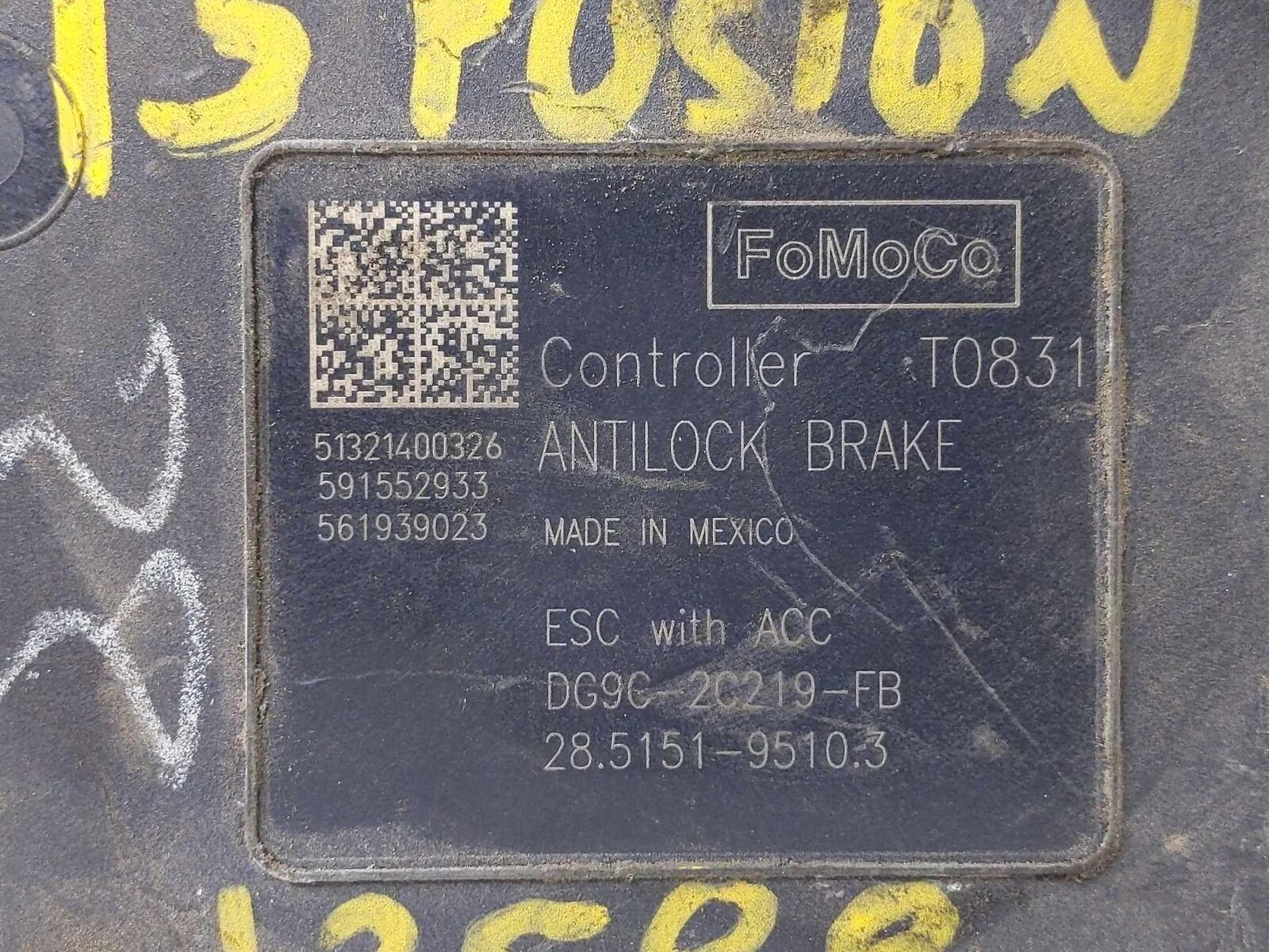 ABS Anti Lock Brake Parts Pump Module Unit OEM FORD FUSION 2.0L 2013
