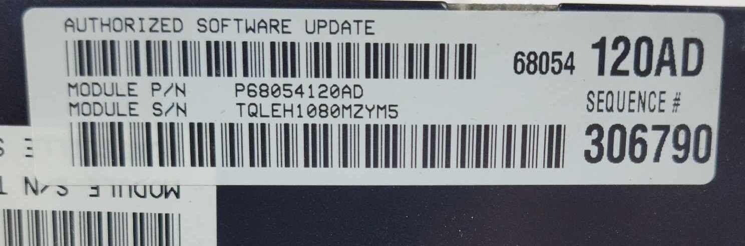 Engine Computer Electronic Control Module OEM P05150246AE DODGE CHARGER 08 09 10