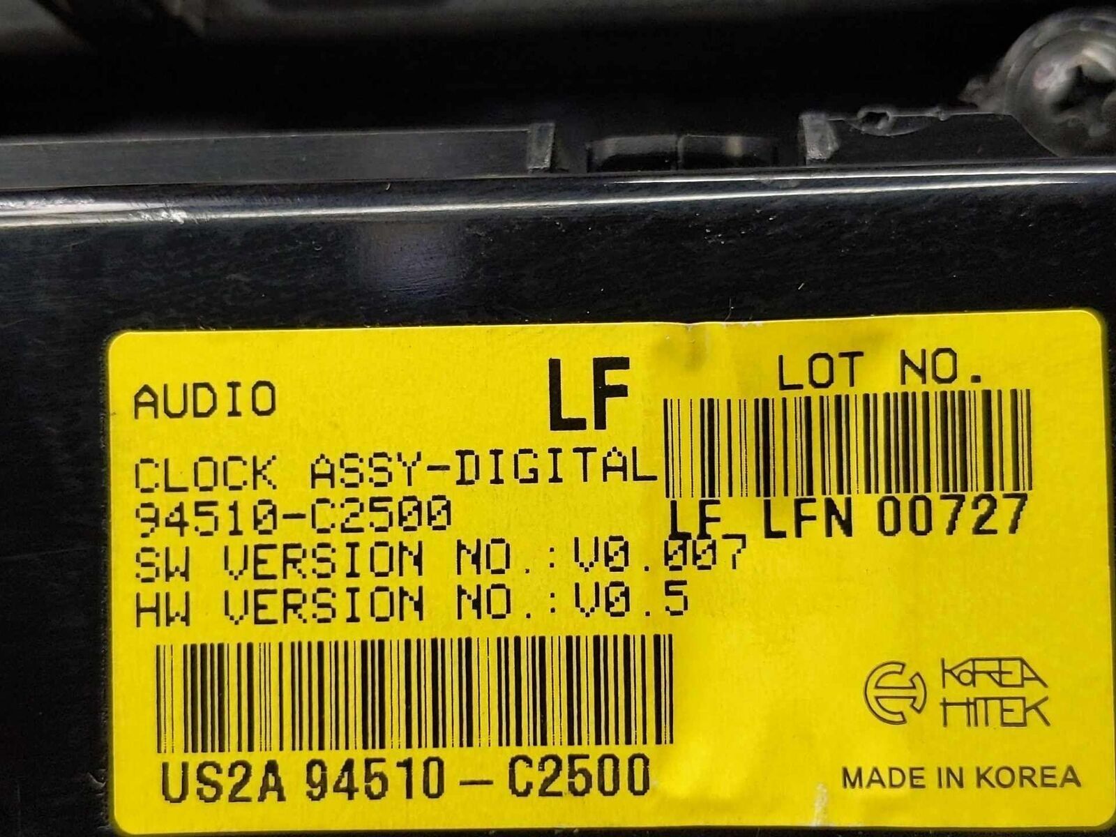 Heater A/C AC Climate Temperature Control Unit Man. OEM HYUNDAI SONATA 15 16 17