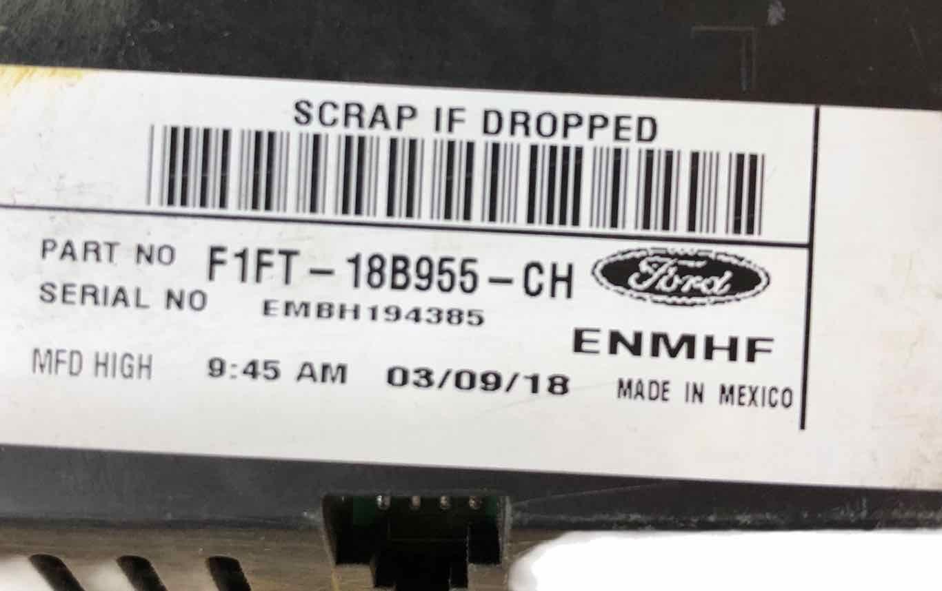 Radio Information Display Screen FORD ESCAPE 2017-2019