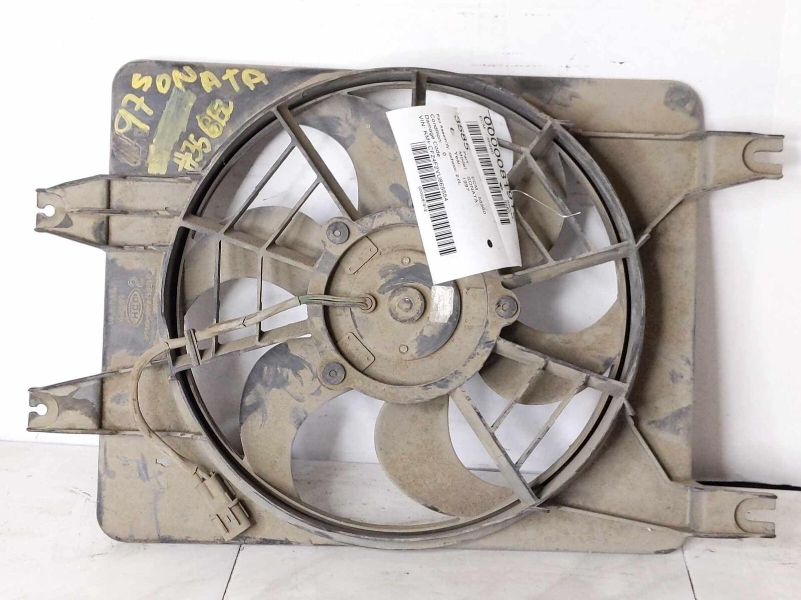 Electric Cooling Fan Motor Assembly OEM HYUNDAI SONATA 2.0L 95 96 97 98