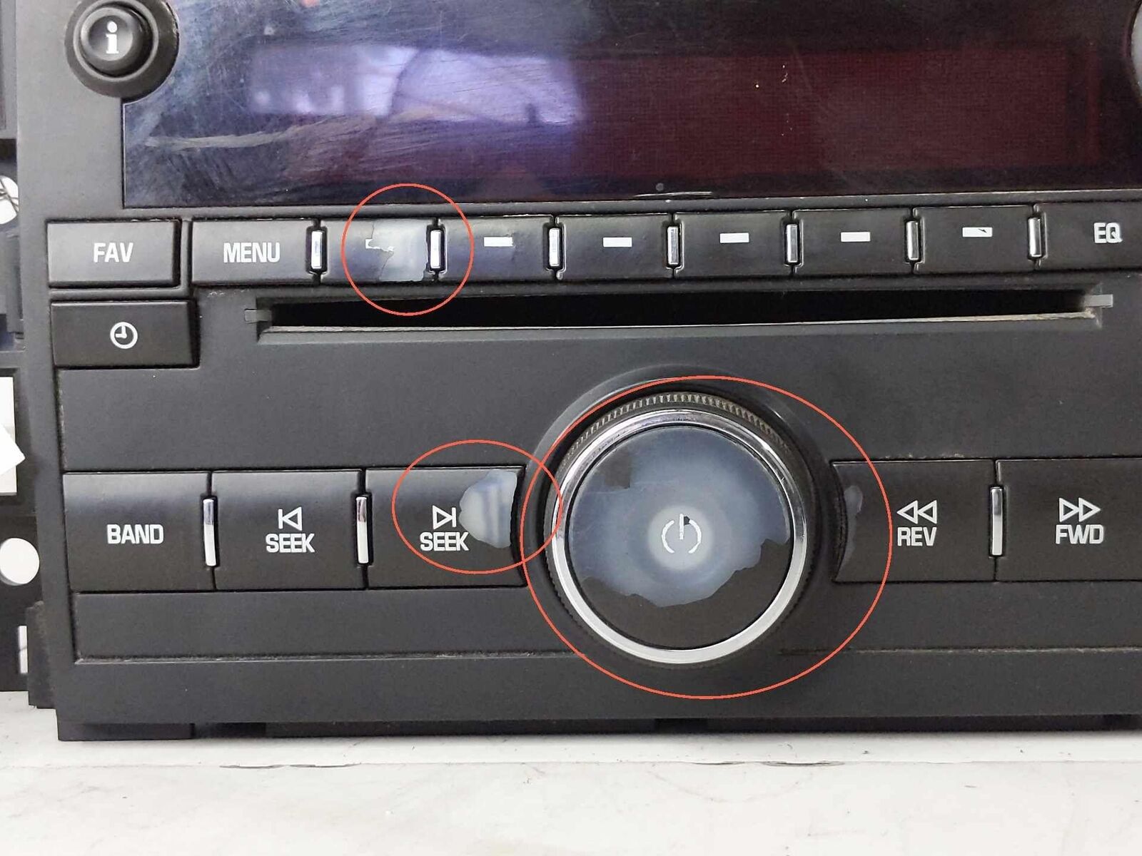 Radio Receiver Audio System AM FM CD Player OEM 20935121 GMC ACADIA 11 12