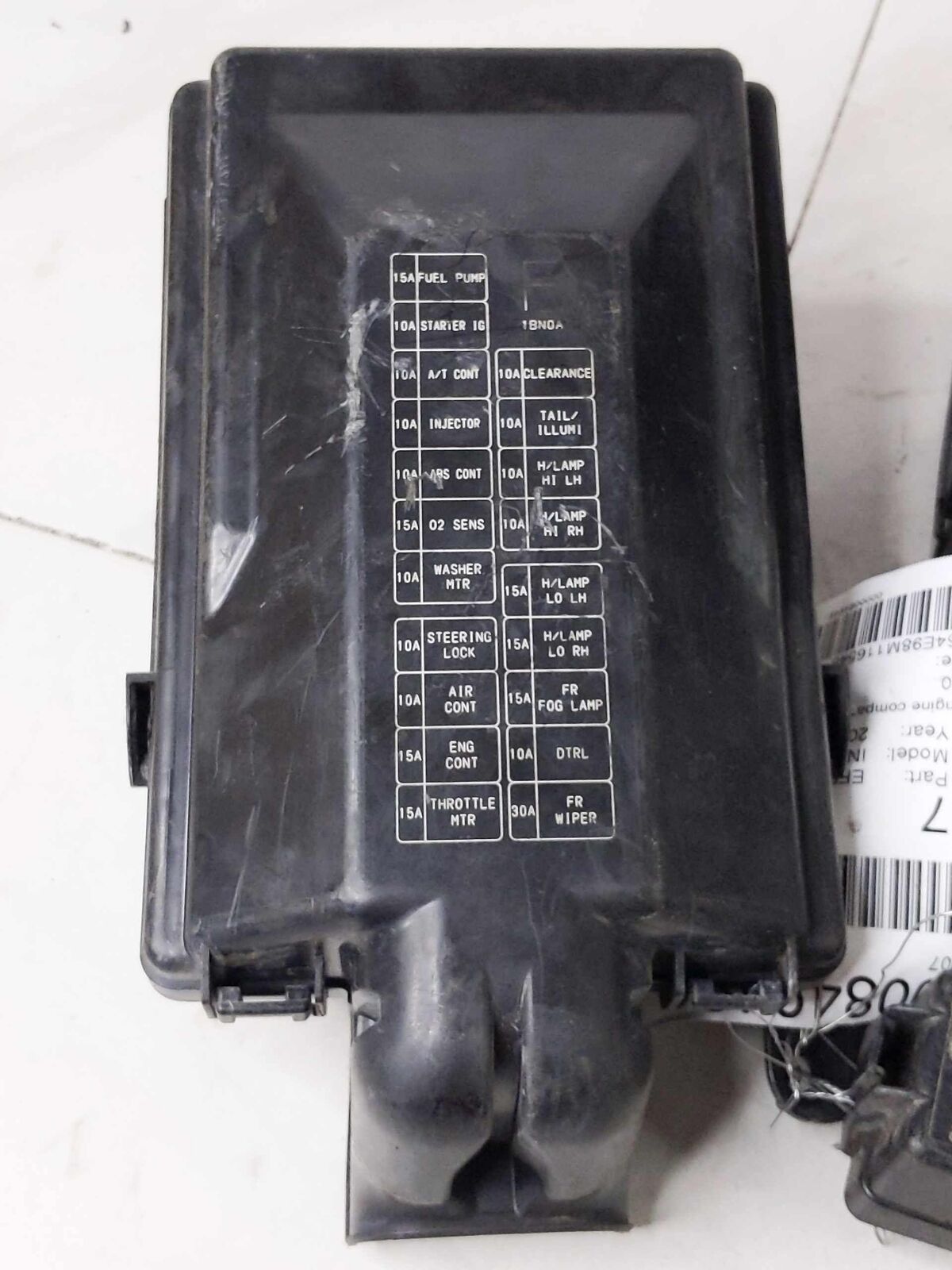 Engine Fuse Box Main Junction Relay Module OEM INFINITI G37 Coupe 3.7L 08 09