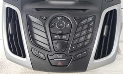 Radio Audio AM FM CD Player Control Panel with Air Vents OEM FORD FOCUS 2012 13