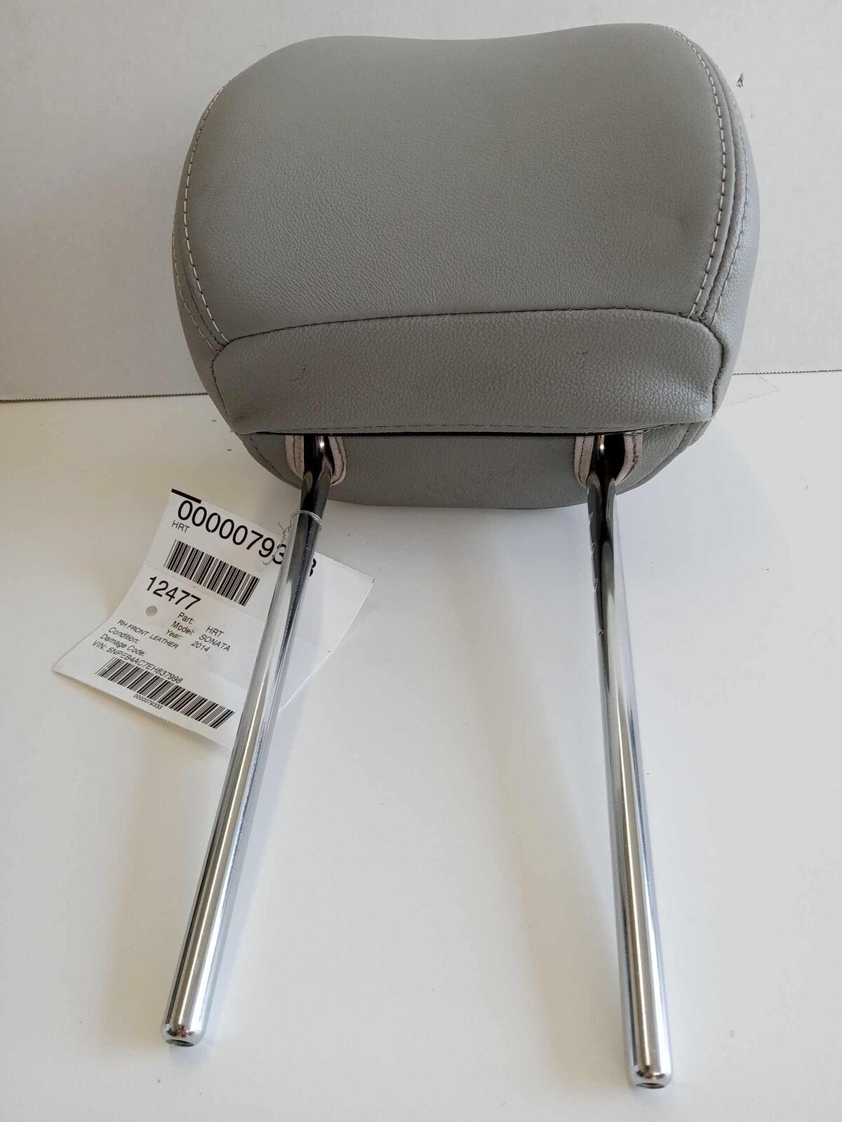 Headrest Head Rest Front Right Passenger Seat Gray Leather OEM HYUNDAI SONATA 14