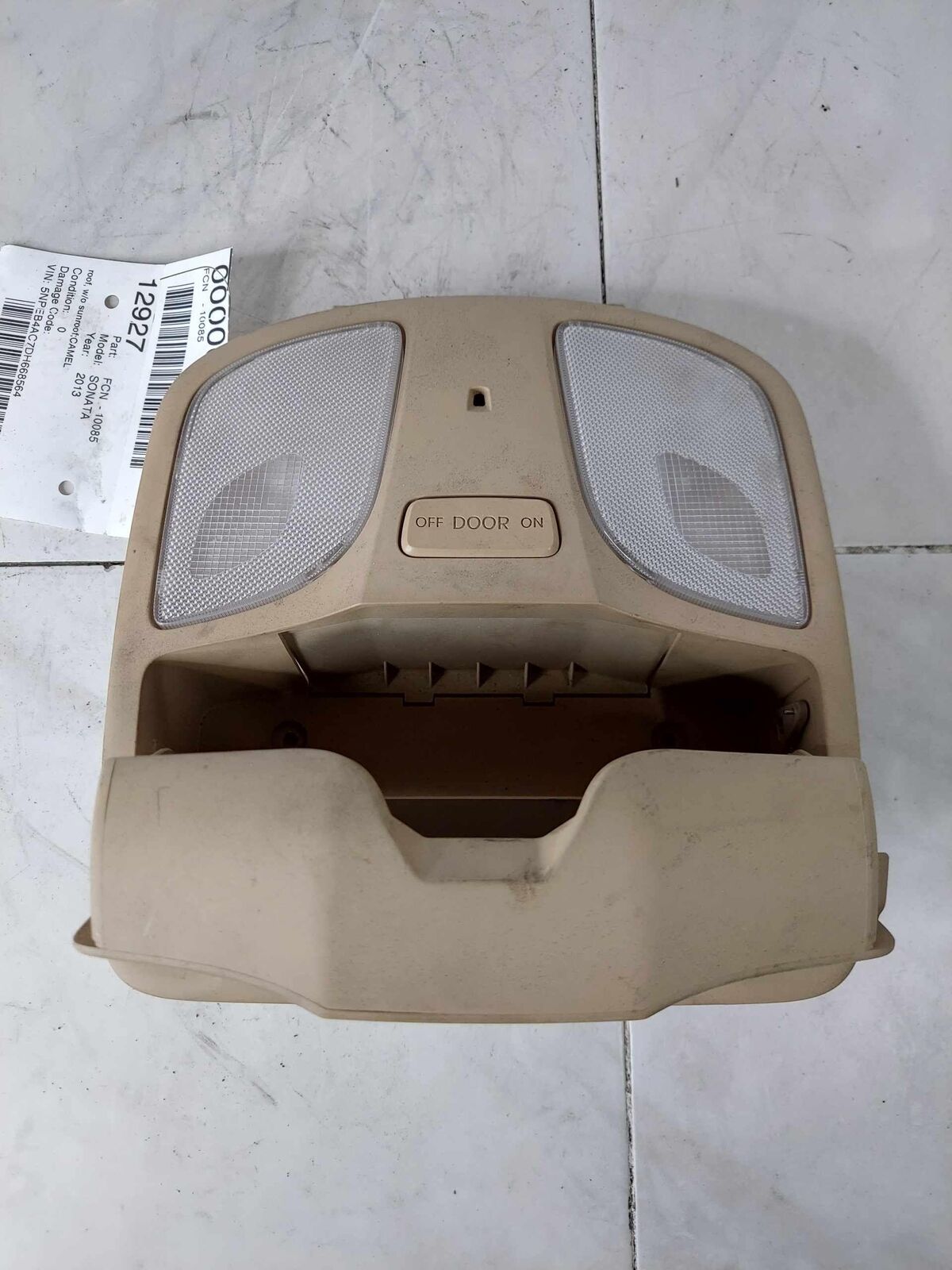 Console Front Roof OEM HYUNDAI SONATA 11 12 13 14 15