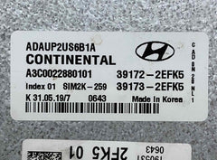 Engine Computer Brain Electronic Control Module ECM ECU PCM HYUNDAI ELANTRA 2020