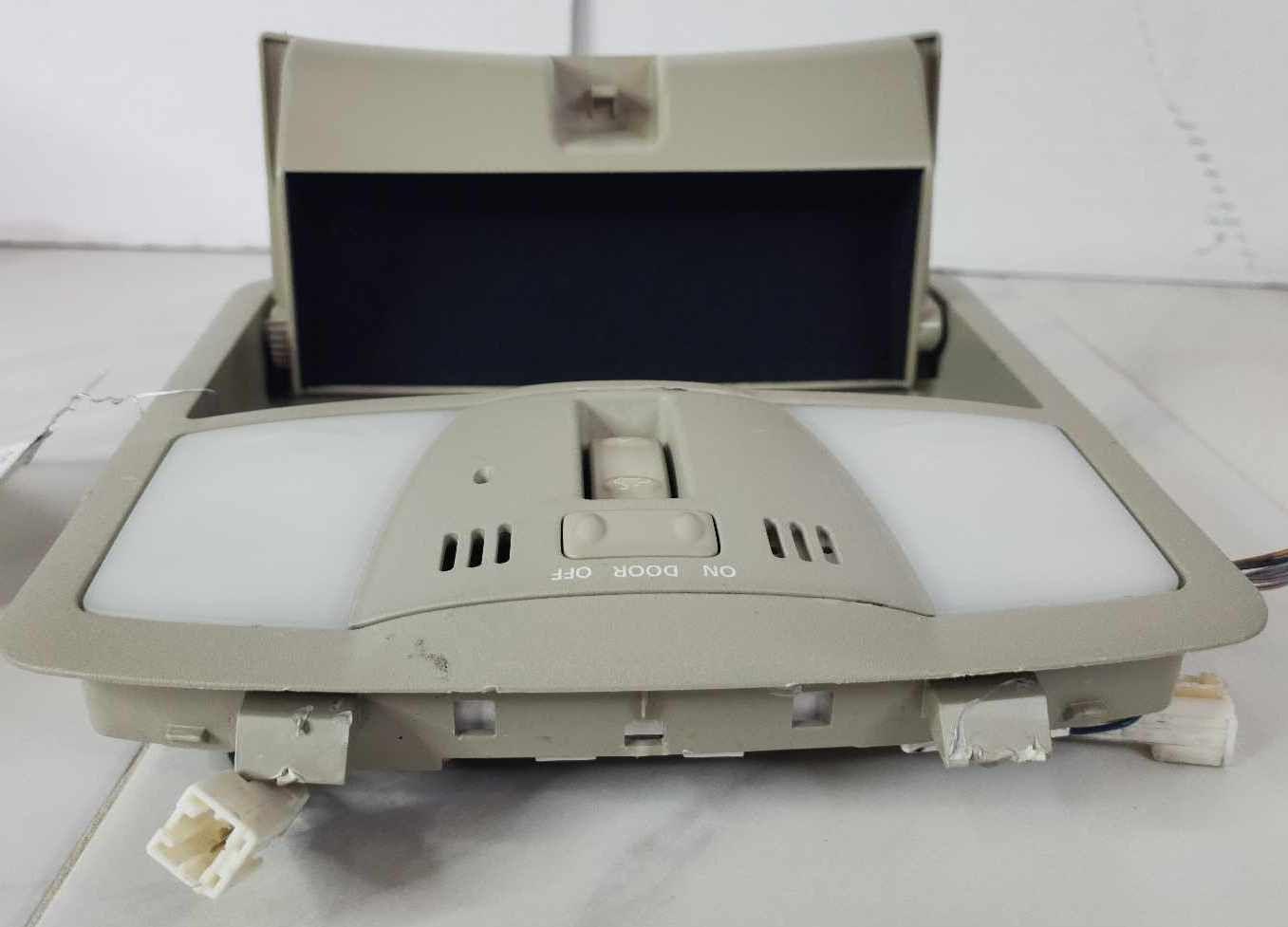 Console Front Roof with Sunroof Beige OEM INFINITI G37 2013