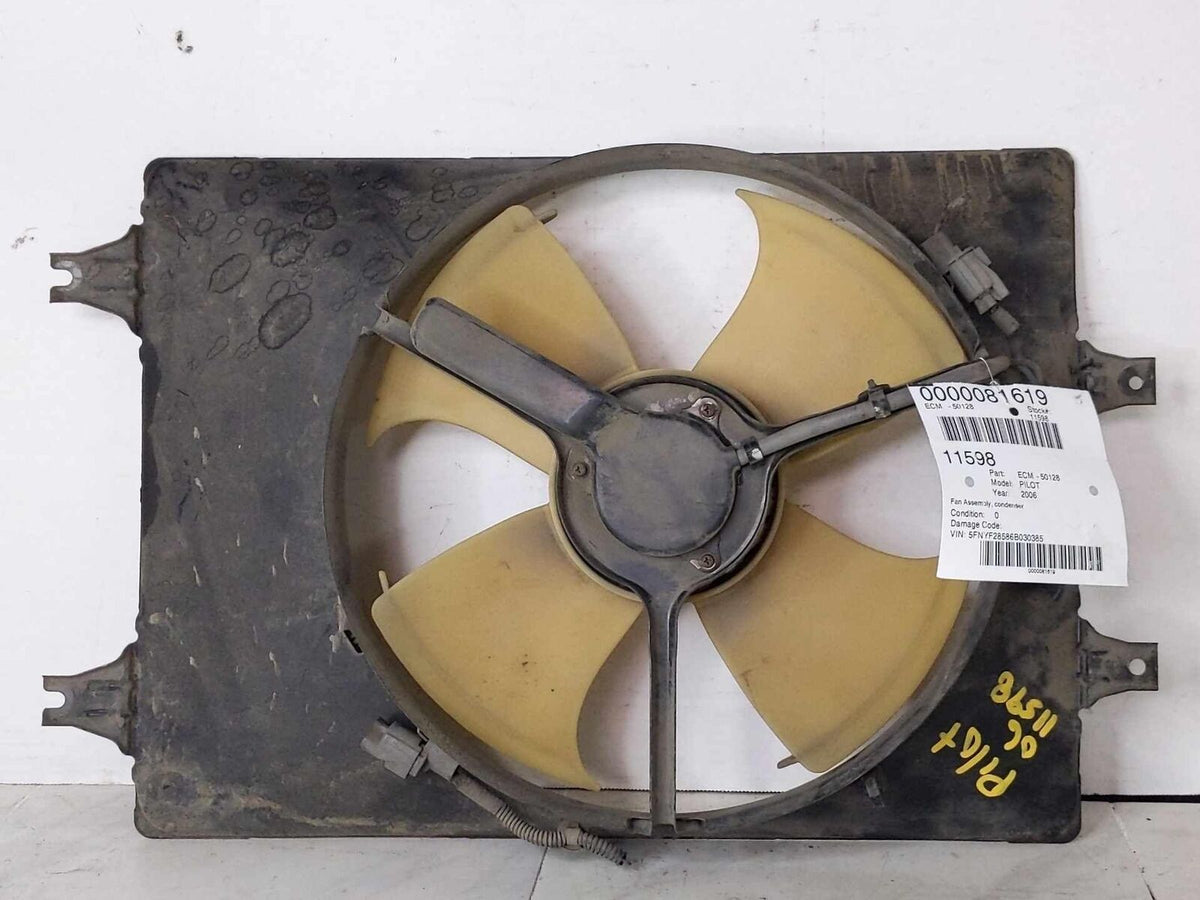 Electric Cooling Fan Motor Assembly OEM HONDA PILOT 3.5L 06 07 08
