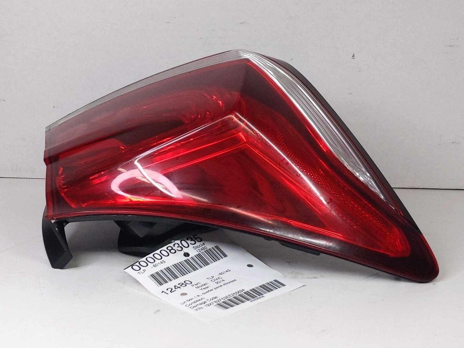 Tail Light Lamp Quarter Panel Mountd Left Driver OEM HONDA CIVIC Sedan 1.8L 2014