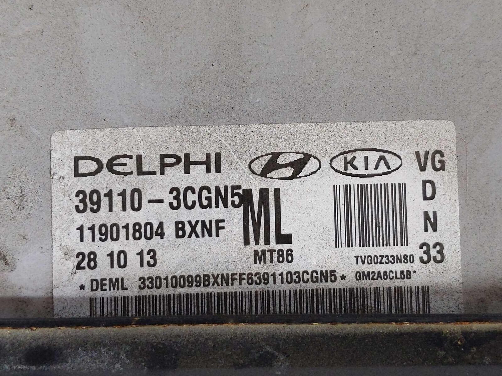 Engine Computer Electronic Control Module ECU OEM391103CGN5 KIA CADENZA 14 15 16